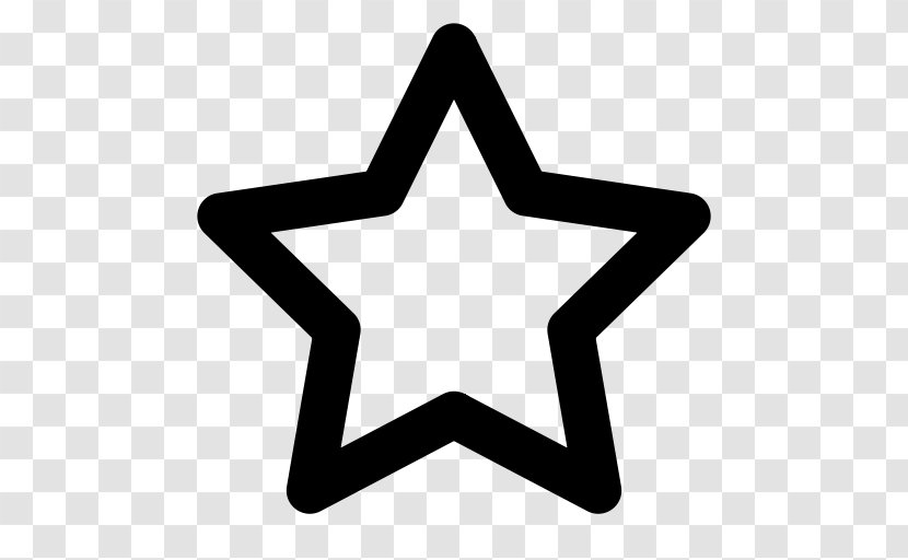 Star Download - Black And White Transparent PNG