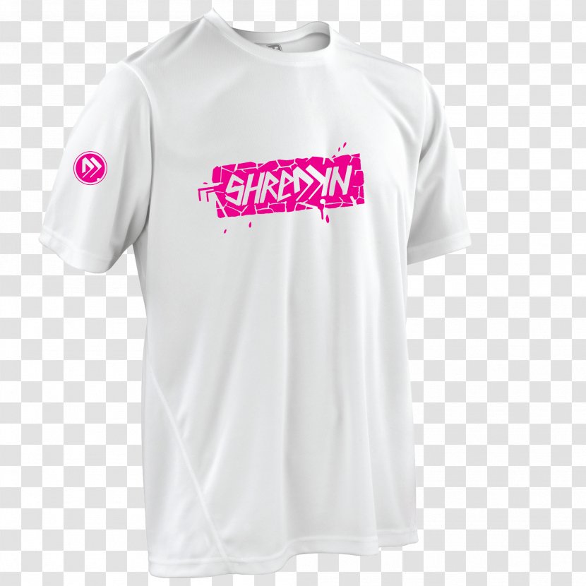 Sports Fan Jersey T-shirt Logo Sleeve Font - Pink Transparent PNG
