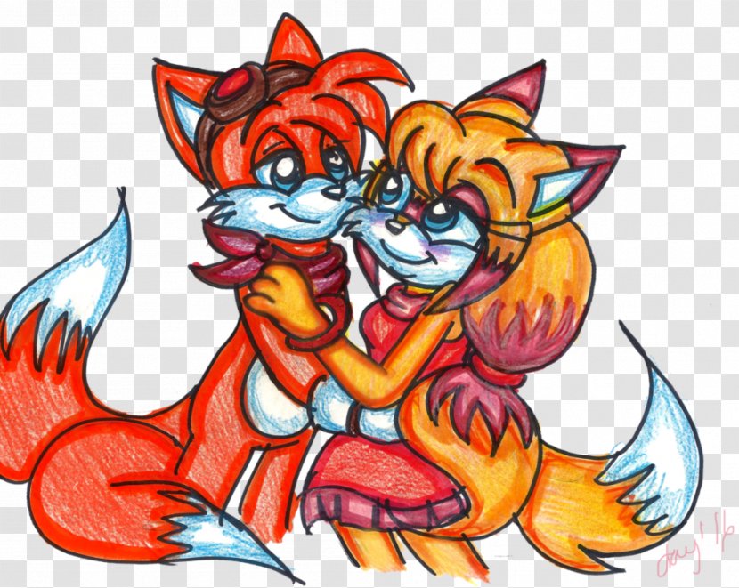 Tails Sonic & Sega All-Stars Racing Fan Art - Heart - Jay Z Transparent PNG