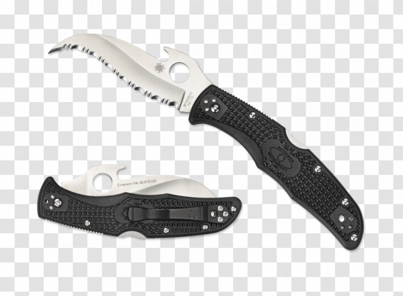 Pocketknife Spyderco Blade Knipmes - Cutlery - Knife Transparent PNG