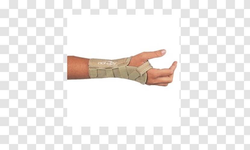 Thumb Splint Wrist Brace DonJoy - Arm - Donjoy Transparent PNG