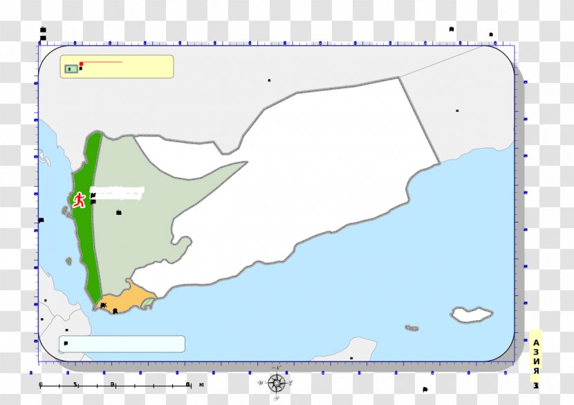 Sultanate Of Lahej Sheba Aden Protectorate Al Houta - Sultan - Map Transparent PNG