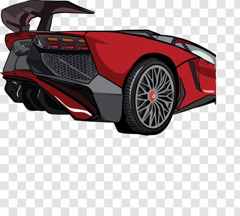 Lamborghini Murciélago Car Aventador SV - Automotive Design Transparent PNG