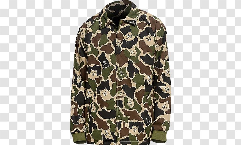 T-shirt RIPNDIP Jacket Clothing Military Camouflage - Tshirt Transparent PNG