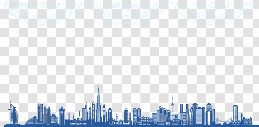Silhouette Skyline Building Architecture - City Silhouettes And Patterns Transparent PNG