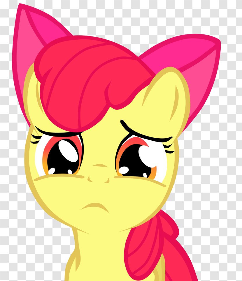 Apple Bloom Pony Whiskers Sadness Image - Flower - Sad Transparent PNG