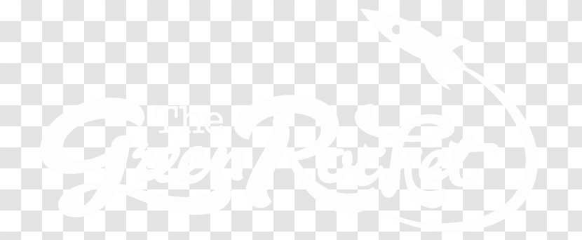 White Font - Green Rocket Transparent PNG