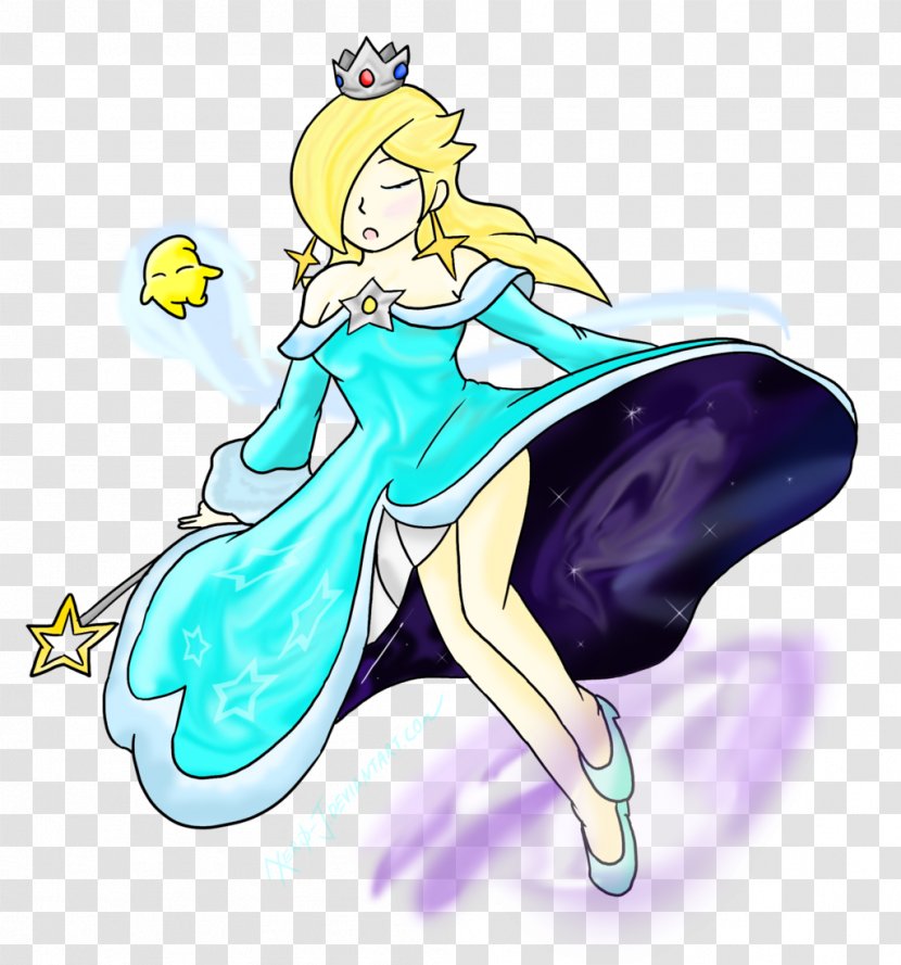 Rosalina Super Mario Galaxy Princess Daisy Peach Luigi - Fictional Character Transparent PNG