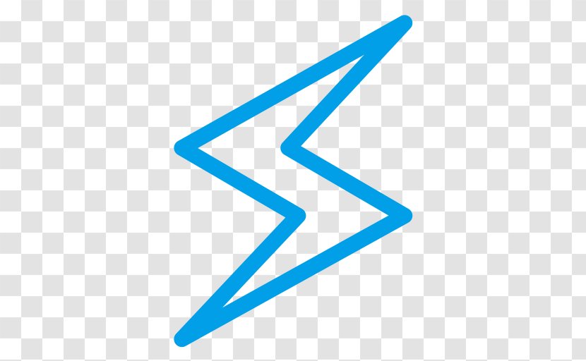 Blue Arrow - Lightning - Parallel Electric Transparent PNG