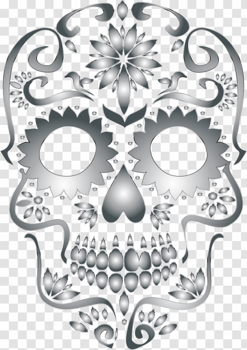 Calavera Old School (tattoo) Skull Clip Art - Tattoo - Steel Transparent PNG