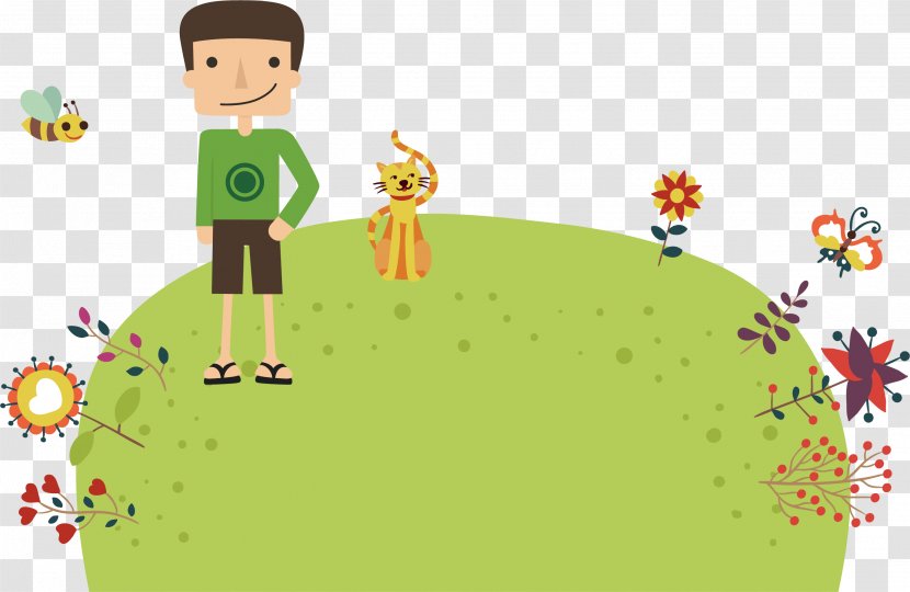 Family Euclidean Vector Object Happiness Animation - Recreation - Creative Human And Animal Objects Transparent PNG