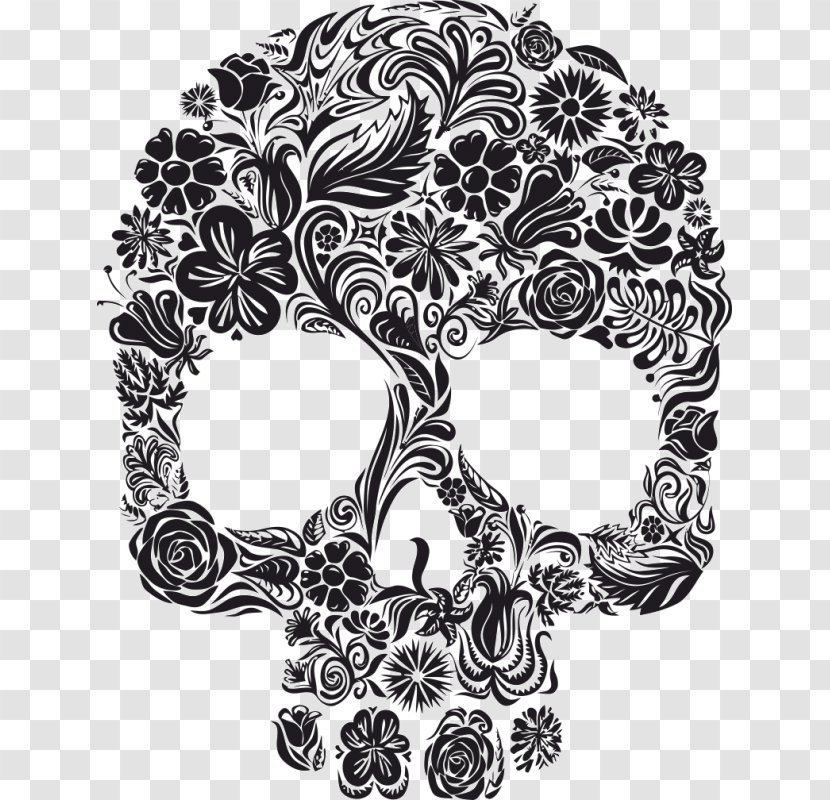 Calavera Skull And Crossbones Human Symbolism - Skeleton Transparent PNG
