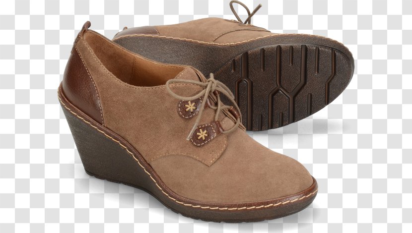 Suede Boot Shoe Walking - Havana Brown Transparent PNG