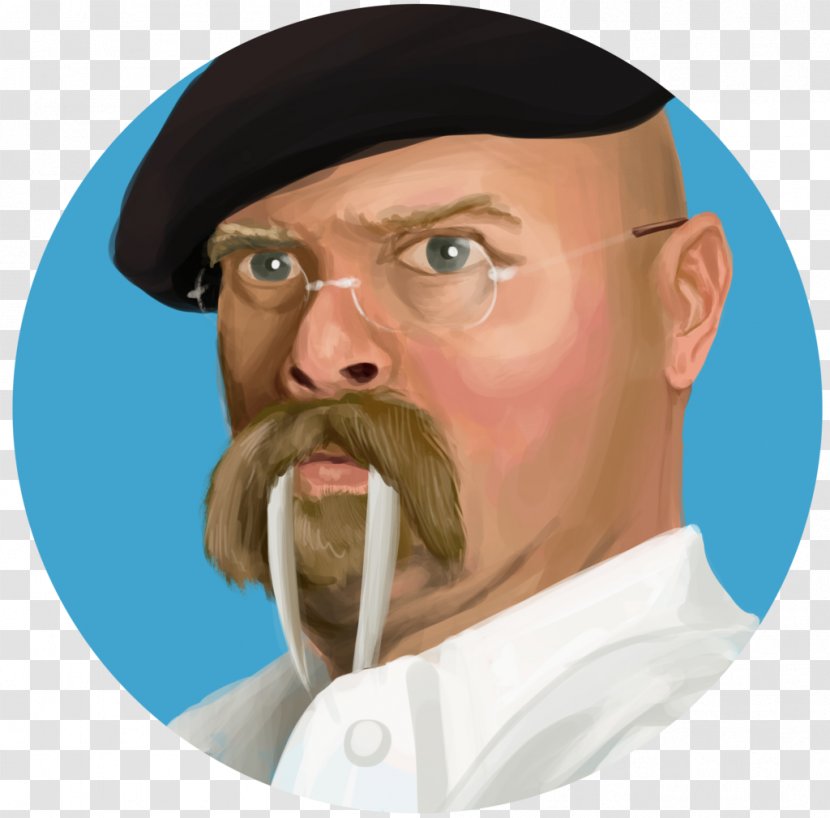 Jamie Hyneman MythBusters Walrus Drawing Moustache - Facial Hair Transparent PNG