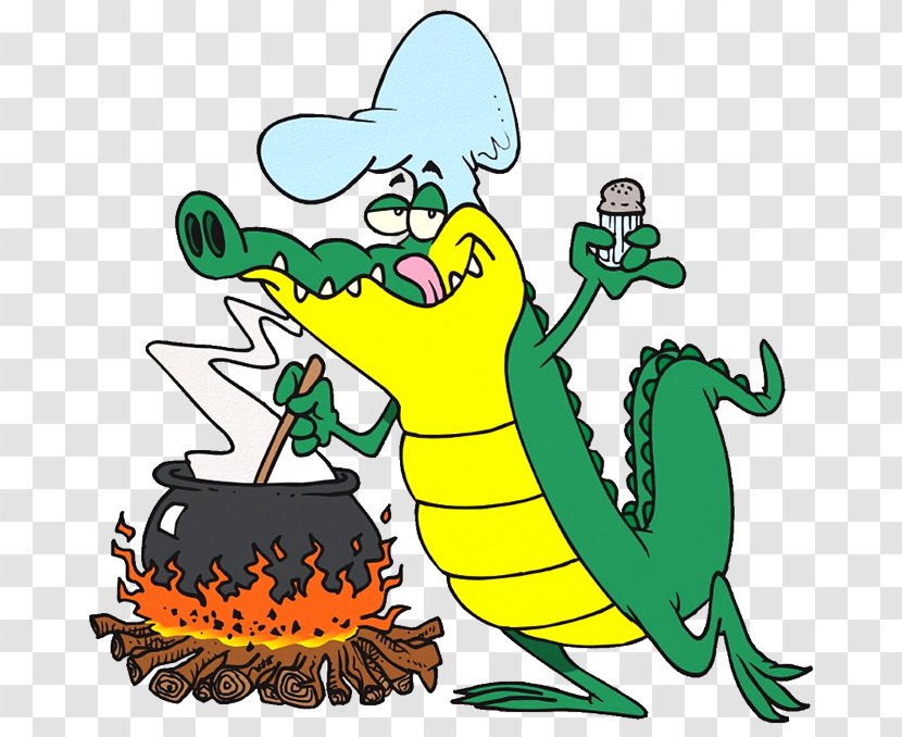 Cajun Cuisine Gumbo Barbecue Crocodile Cartoon - Olla Transparent PNG