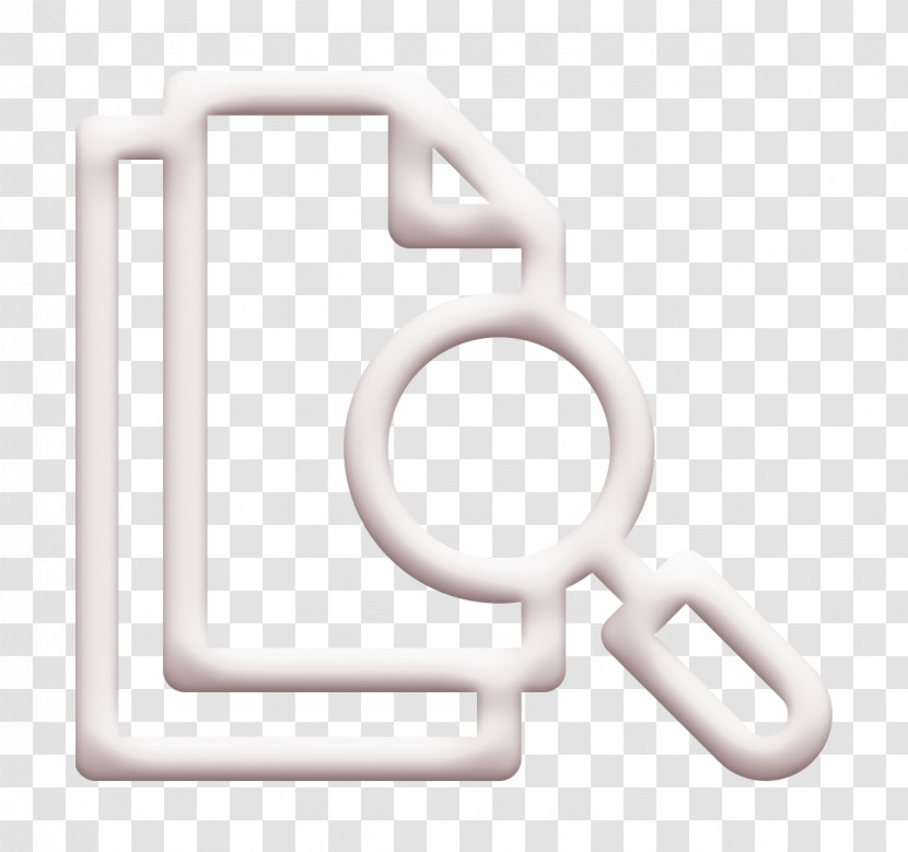 Search Icon Document Icon Transparent PNG