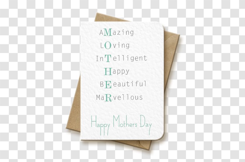 Paper Mother's Day Holiday Child - Diwali - Quotation Mother Transparent PNG