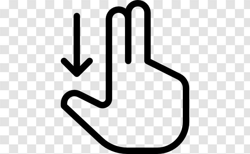 Thumb Gesture Clip Art - Technology - Scroll Icon Transparent PNG