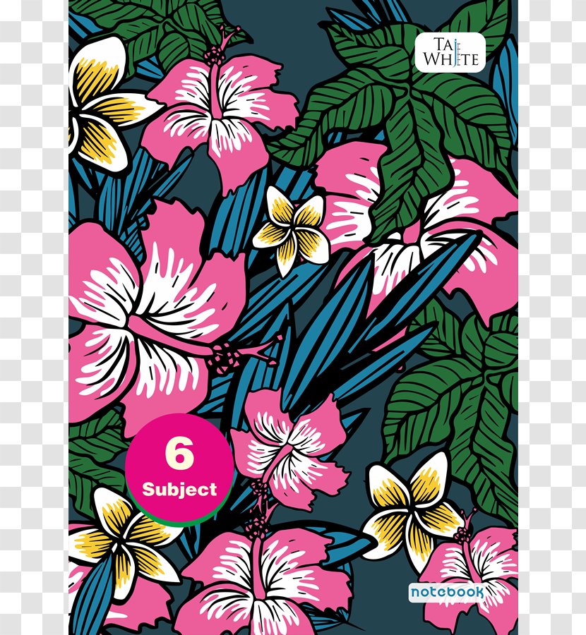 Floral Design Hawaii - Hawaiian - Spiral Wire Notebook Transparent PNG
