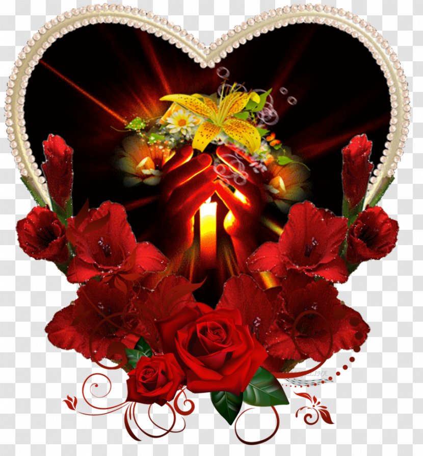 Emoticon Gfycat Smiley - Floristry - Fleur En Forme De Coeur Transparent PNG