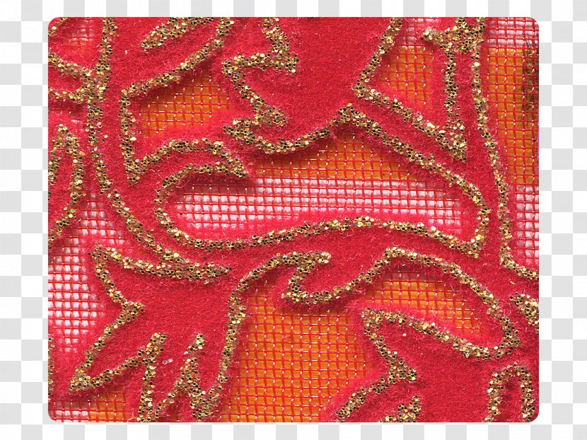 Textile Needlework Cross-stitch Embroidery Pattern - Material - Leaf Fabric Transparent PNG