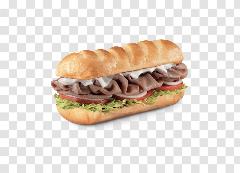 Submarine Sandwich Roast Beef Pastrami Ham - Pan Bagnat Transparent PNG