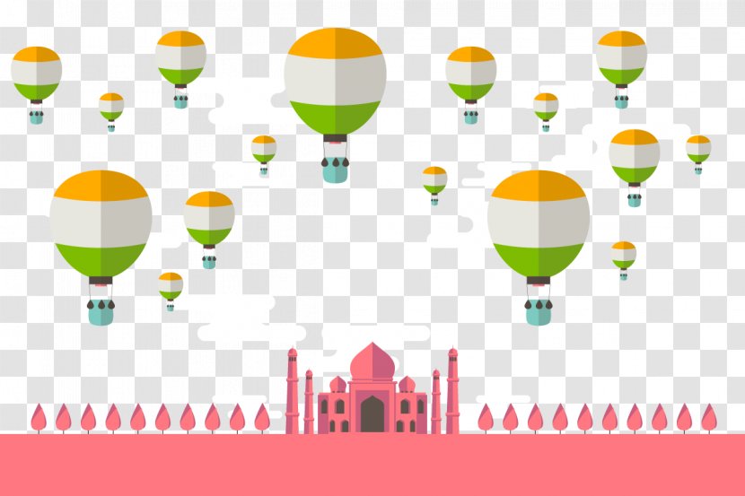 India Balloon Flight - Technology - Vector Flying Hot Air Transparent PNG