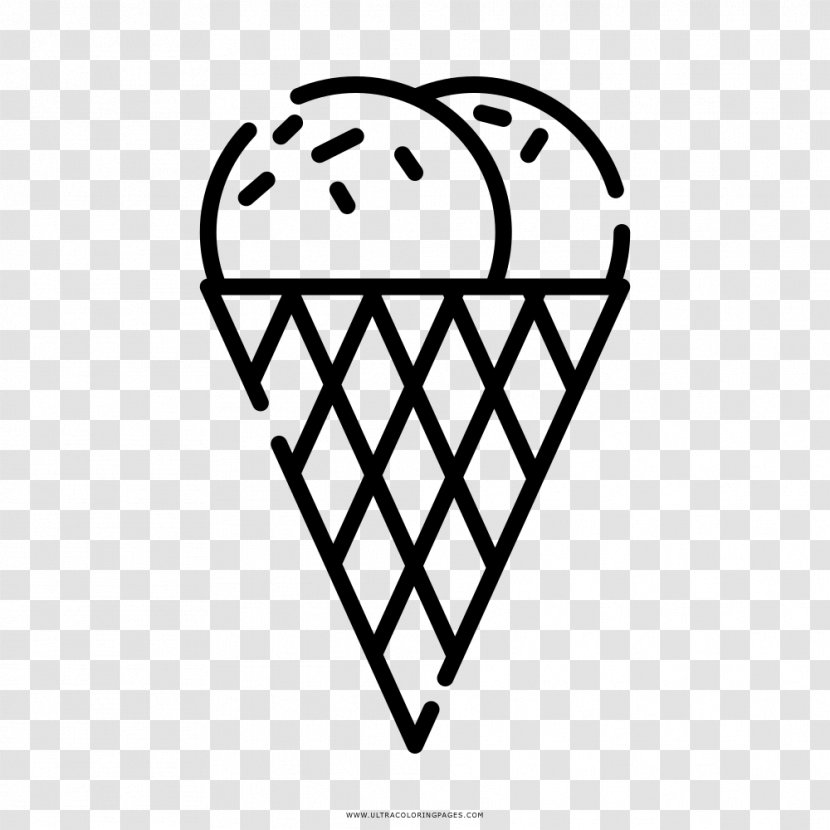 Ice Cream Coloring Book Drawing Cone Icecream Popsicle & Bars Chef - Text Transparent PNG