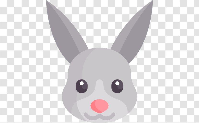 Domestic Rabbit Easter Bunny European Hare - Head Transparent PNG