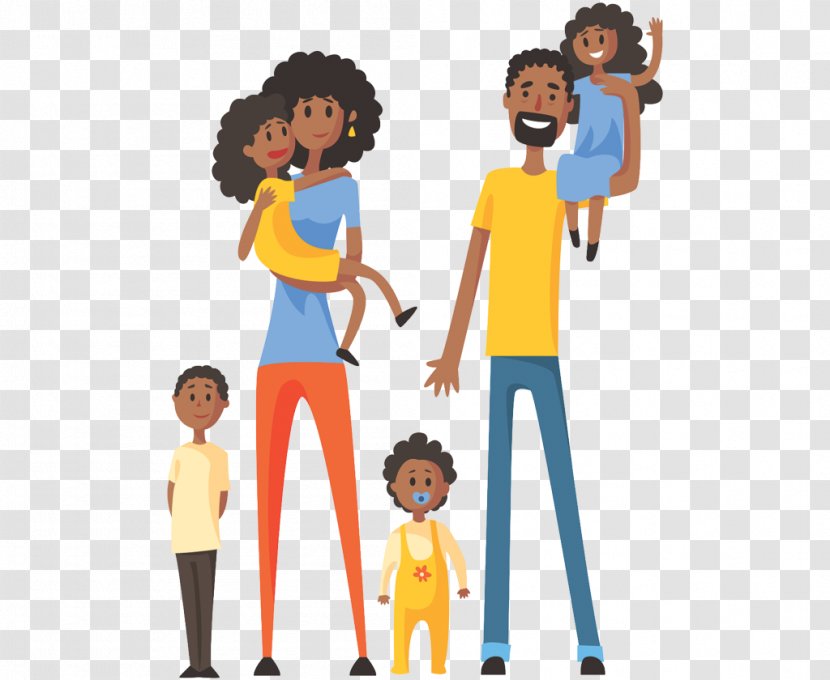 People Cartoon Standing Animated Sharing - Playing With Kids - Gesture  Child Transparent PNG