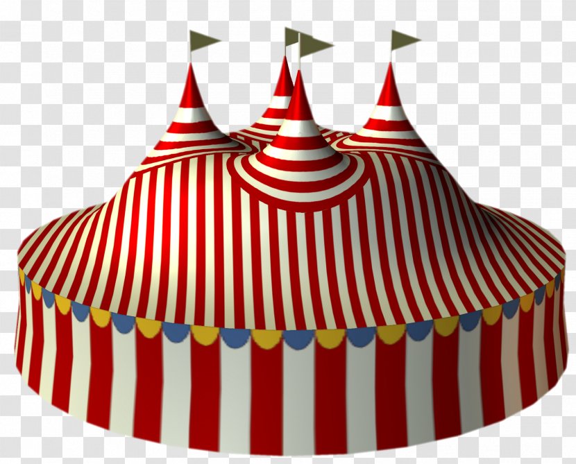 Circus Party Canvas Clip Art - Red - Resolution Cliparts Transparent PNG