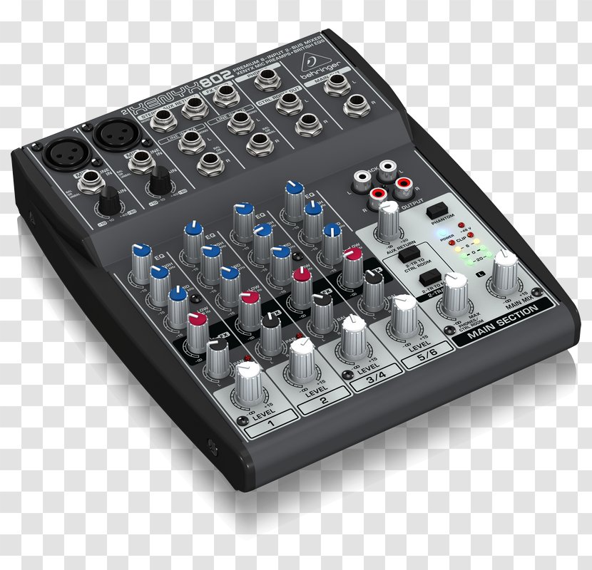 Microphone Behringer Xenyx 802 Audio Mixers 502 302USB - Mackie Transparent PNG