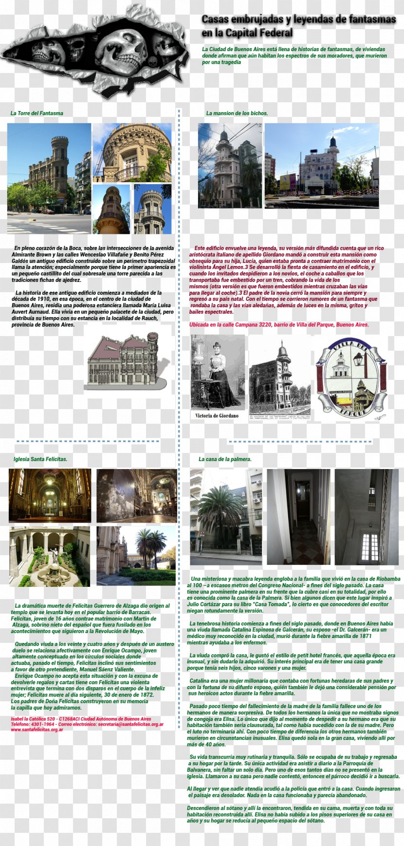 Villa Del Parque Text Brochure Brand - Haunted Transparent PNG