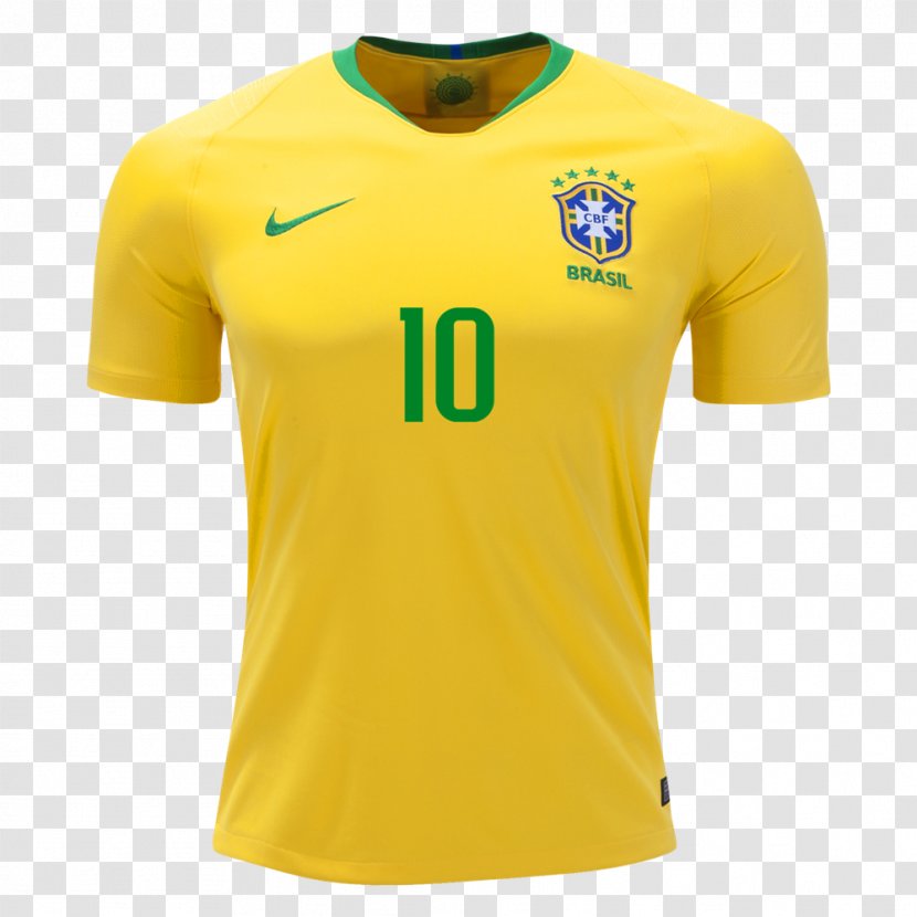 2018 World Cup 2014 FIFA Brazil National Football Team Jersey - Philippe Coutinho Transparent PNG
