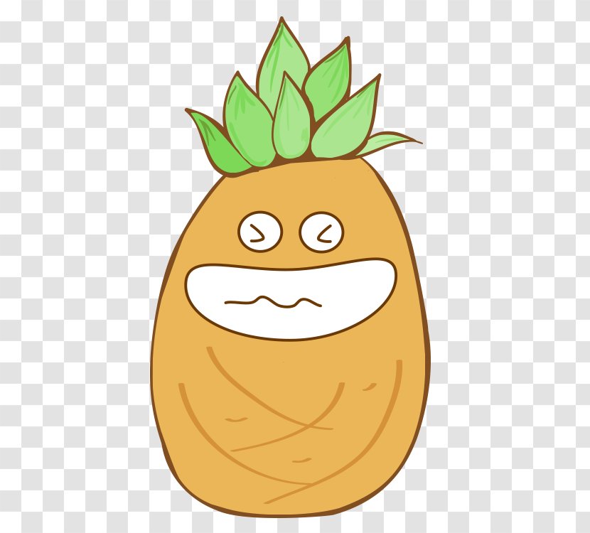 Pineapple Drawing Fruit - Cartoon Hand Painted Transparent PNG