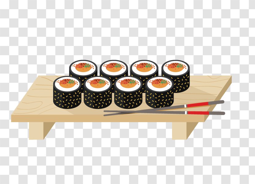Japanese Cuisine Korean Sushi Bulgogi Gimbap - Dish Transparent PNG