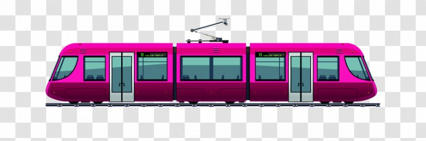 Tram Rapid Transit Train Cdr - Transport - Cartoon Transparent PNG