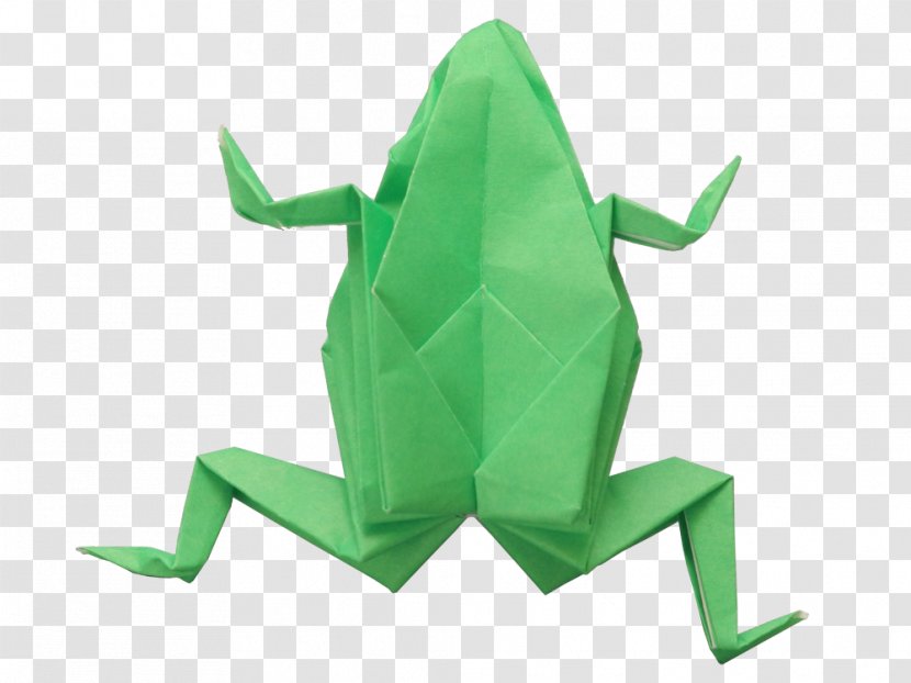 Tree Frog Origami Paper Transparent PNG