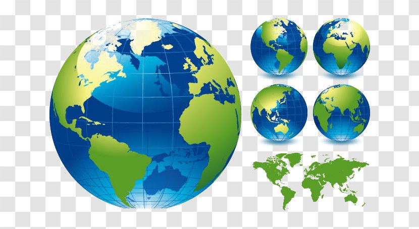 Earth Globe World Map - Planet Transparent PNG