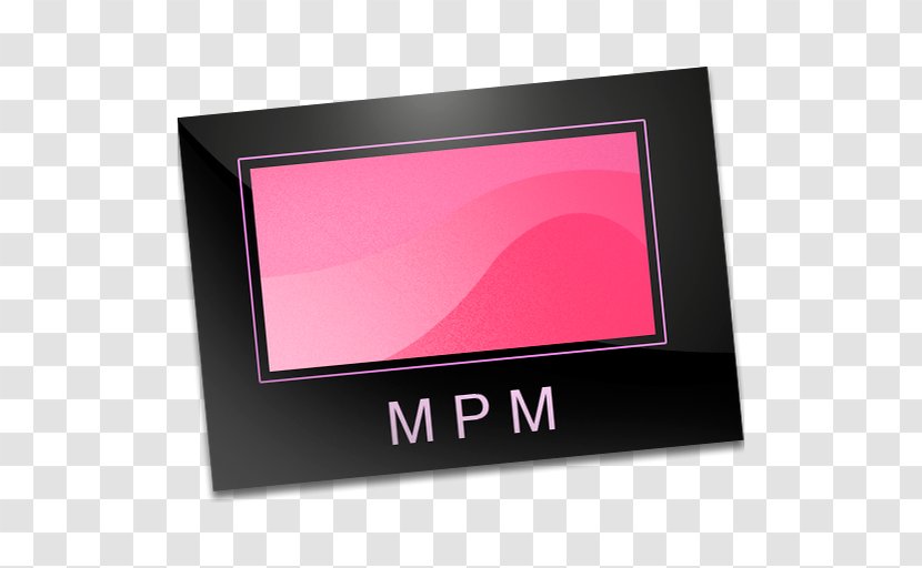 Product Design Display Device Pink M - Rectangle Transparent PNG