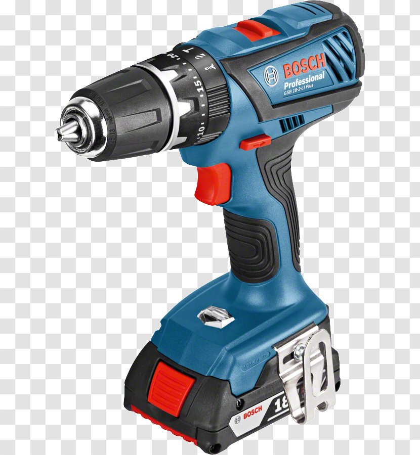 Augers Cordless Impact Driver Bosch Professional GSR 18-2-LI Plus Lithium-ion Battery - Drill - Liên Quân Transparent PNG