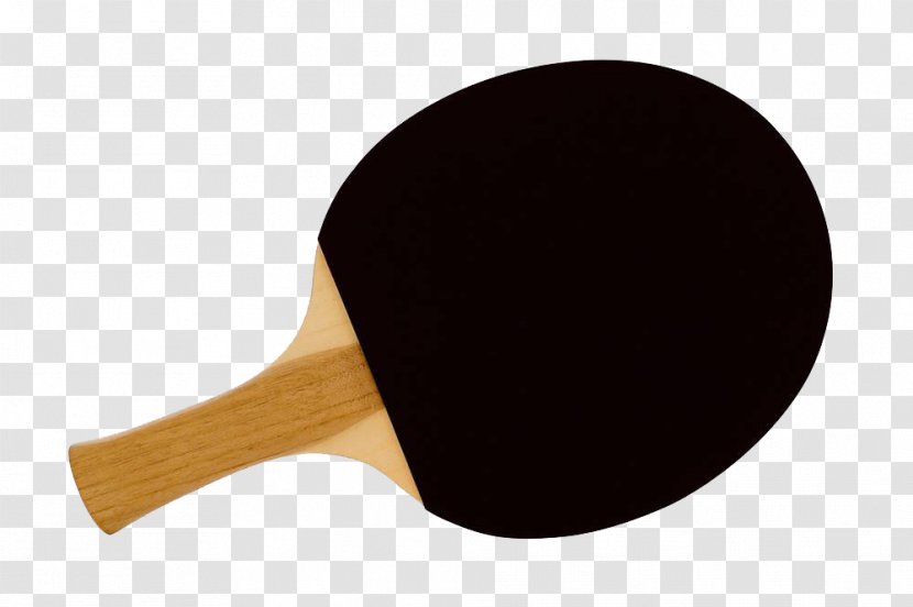 Table Tennis Racket - Black Bat Transparent PNG