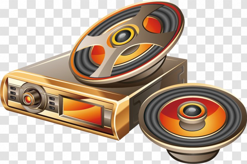 Car Vehicle Audio Clip Art - Sound Box - DVD Transparent PNG