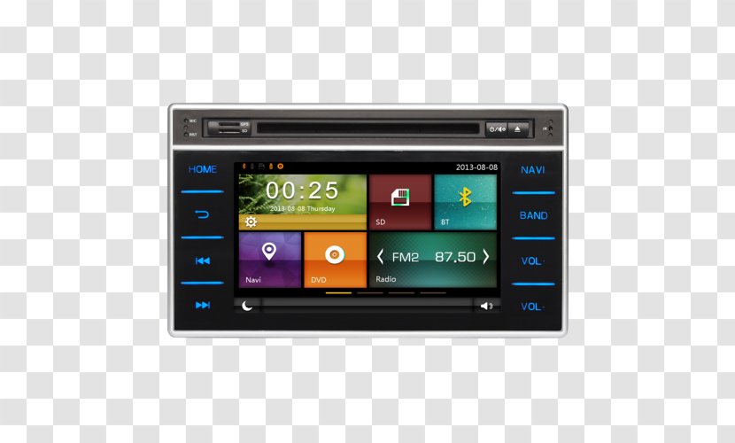 Toyota Hilux GPS Navigation Systems Car Vehicle Audio - Display Device Transparent PNG