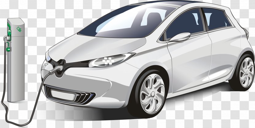 Renault Zoe Electric Car Vehicle - Automotive Industry Transparent PNG