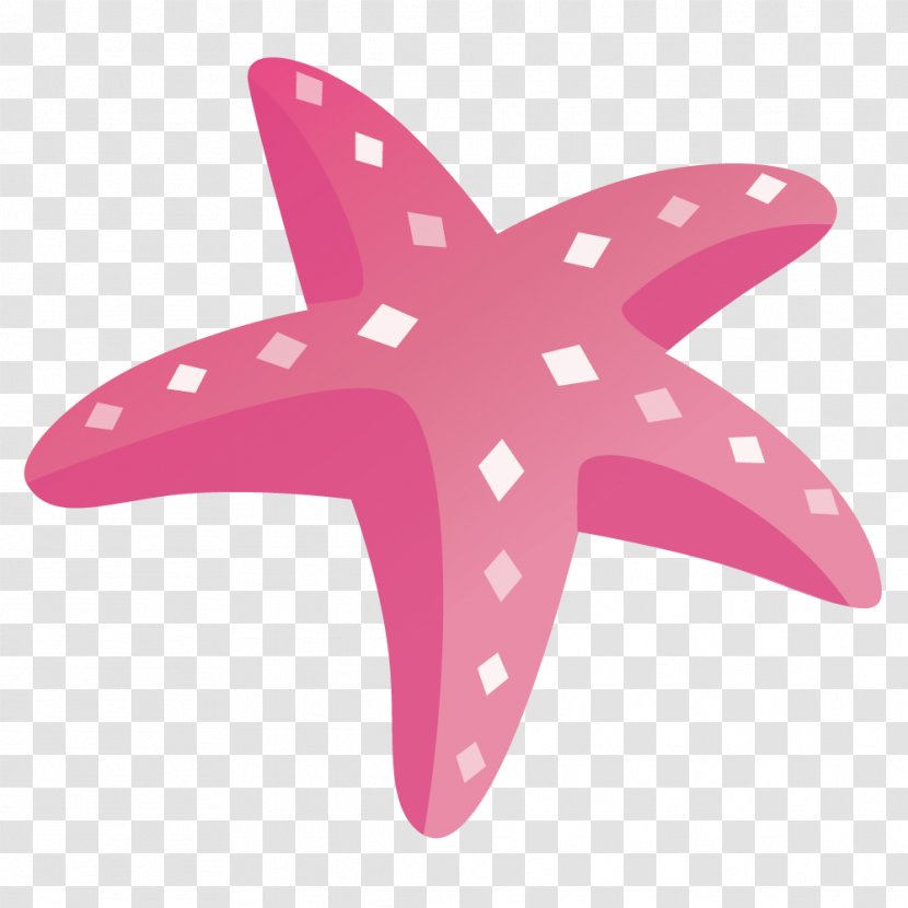 Starfish Clip Art - Magenta - Red Transparent PNG