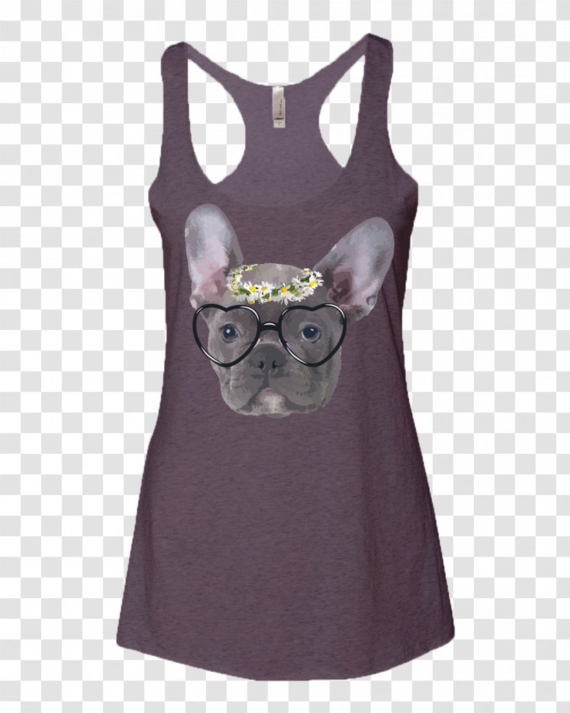 Sleeveless Shirt T-shirt Fashion Bulldog - Heart Transparent PNG