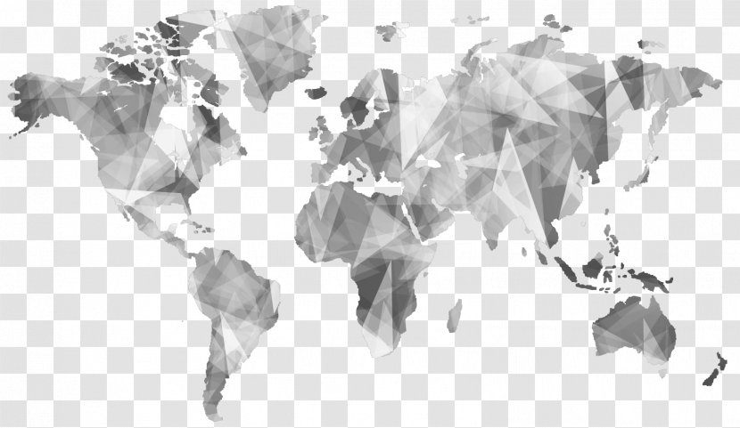 World Map Cartography - Mapa Polityczna Transparent PNG