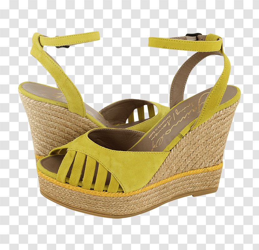 Product Design Sandal Shoe - Yellow Transparent PNG