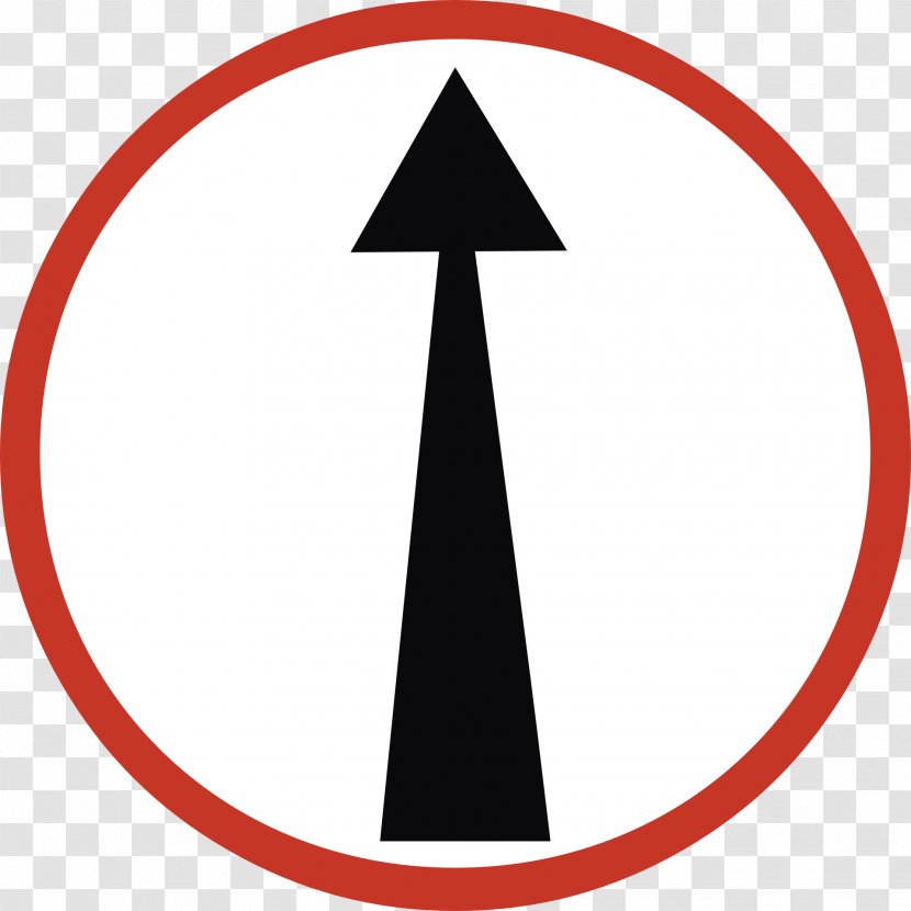 Traffic Sign Arrow Road - Oneway Transparent PNG